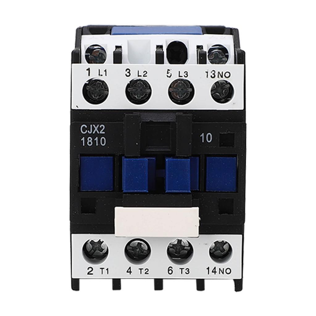AC Contactor 18A 3 Pole Normally Open Silver Contact DIN Rail Industrial Contactor AC380V