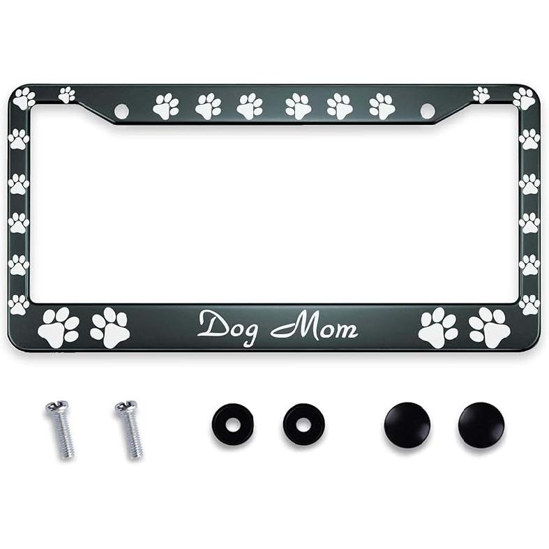 Smooffly I Hope Something Good Happens For You Today! License Plate Frame Holder Stainless Steel Rust-Proof Auto Parts Decoration With Screws For Men