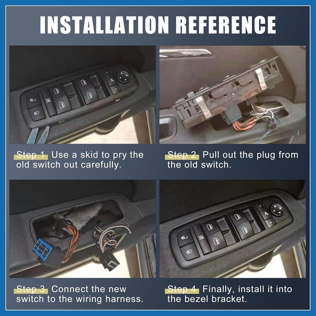 Front Right Power Window Switch A2059051513 A2057371000 A22290522039051 for Mercedes-Benz C300 C350e 2015-2020 for C43 C63 GLC43 GLC300 2015-2020