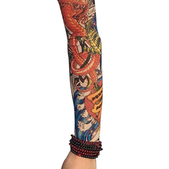 1 szt. Outdoor Anti-Sunlight Sport Tattoo Arm Sleeves Kolarstwo Piesze wycieczki Protect Cover