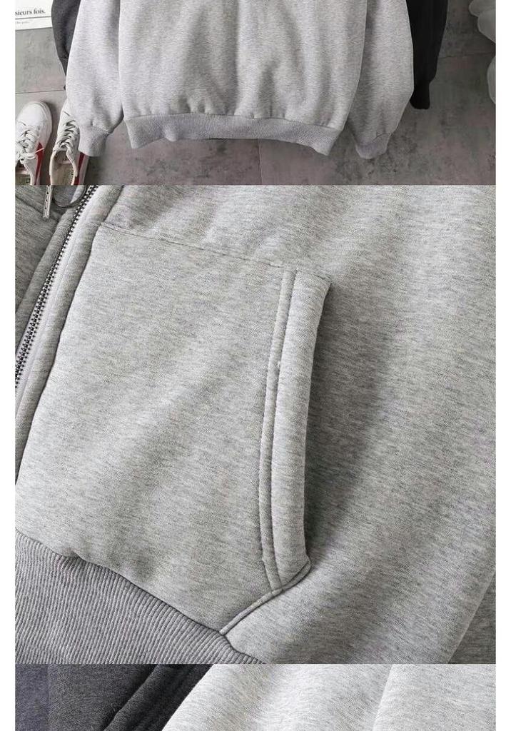 Men's Spring & Autumn 2026 Unisex Hooded Cardigan Jacket