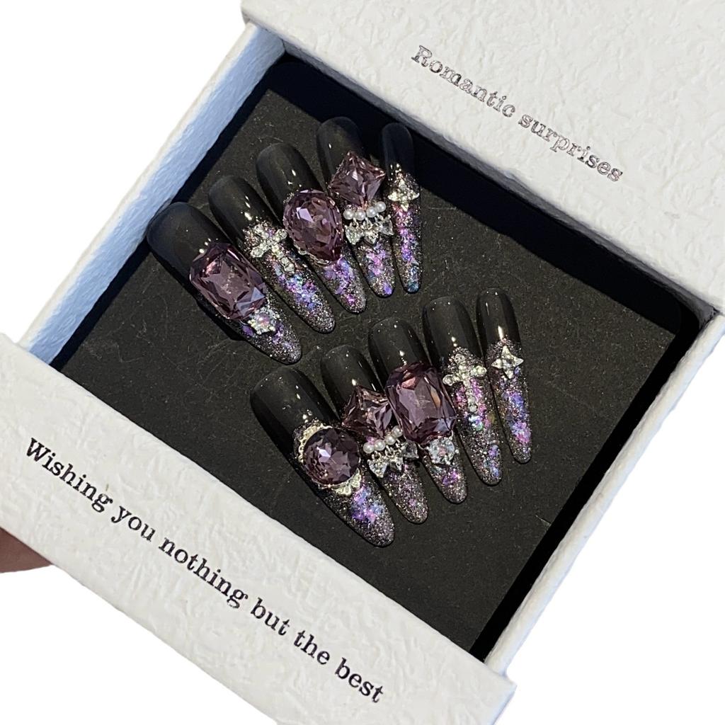 High-end Heavy Industry Light Luxury Zircon K9 Alloy Diamond Luxury Magic Box Patch Wearable Armor