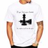 If You Lose The Queen You Might As Well Lose The Game Chess Print Funny T Shirts Men Summer Top White TShirt Graphic T Shirts