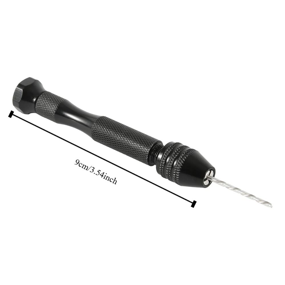 Tools Set Mini Micro Aluminum Hand Drill Mini Hand Pin Vise  Jewelry Tool Micro Twist Bit