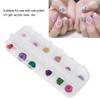 12 Colors  Box Dried Flower Nail Decoration DIY Nail Art Decoration AccessoriesD Style
