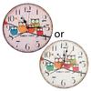 Retro Wooden Wall Clock Owl Rooster Vintage Rustic Non-Ticking Silent Quiet Home Office Kitchen Nursery Living Room Top Sale