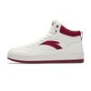 Year One Casual Trend Sports Versatile Wear Resistant Lightweight High-Top Skate Shoes Men Sneakers White Red 912548083-1