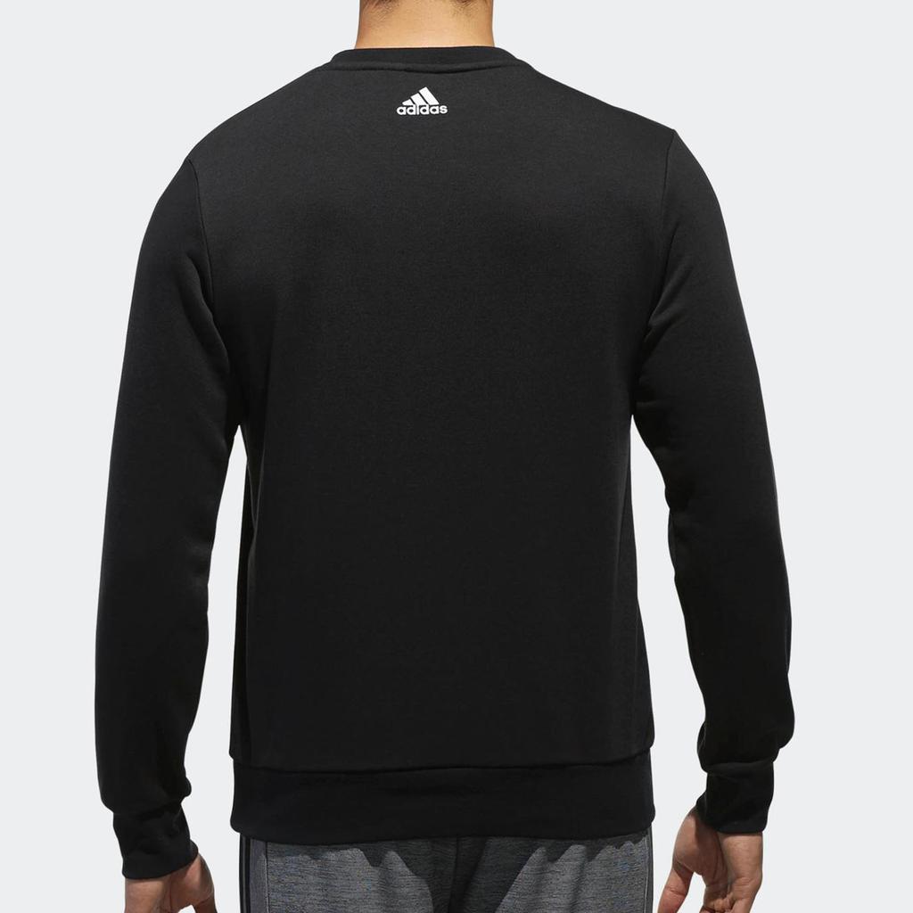 Adidas Fashionable Warm Round Neck Pullover Long Sleeve Sweatshirt Men Sweatshirt Black CX4948