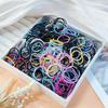 500pcs Polyester Hair Bands Candy Color Rubber Hair Bands Cute Elastic Hair Bands  Girls Kids