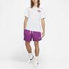 Nike T Shirts Men's White Crew Neck Moderate Straight Fit DB6136-100