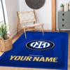 Inter Milan Personalized Text Floor Rug Office Rug Suitable for Living Rooms Study room Balcony Decorate room Antislip Carpet Anime Office Decor