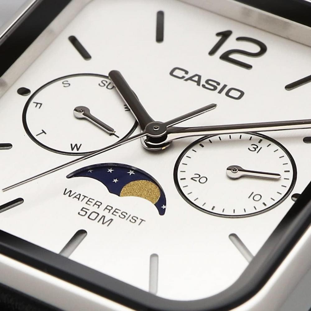 CaSio Standard Moon PhaSe Analog Men S Watch Mtp M305l 7av