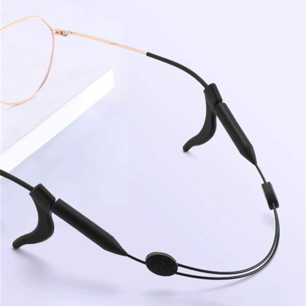 1 Stück Verstellbarer Rutschfester Brillenhalter Universalpassform Brillenband Sportsonnenbrille Unisex Halter Riemen Lanyard
