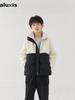 Autumn Winter New Kids Toddler Patchwork Lamb Wool Cotton Coat Thick Warm Jacket Boys Girls Outerwear