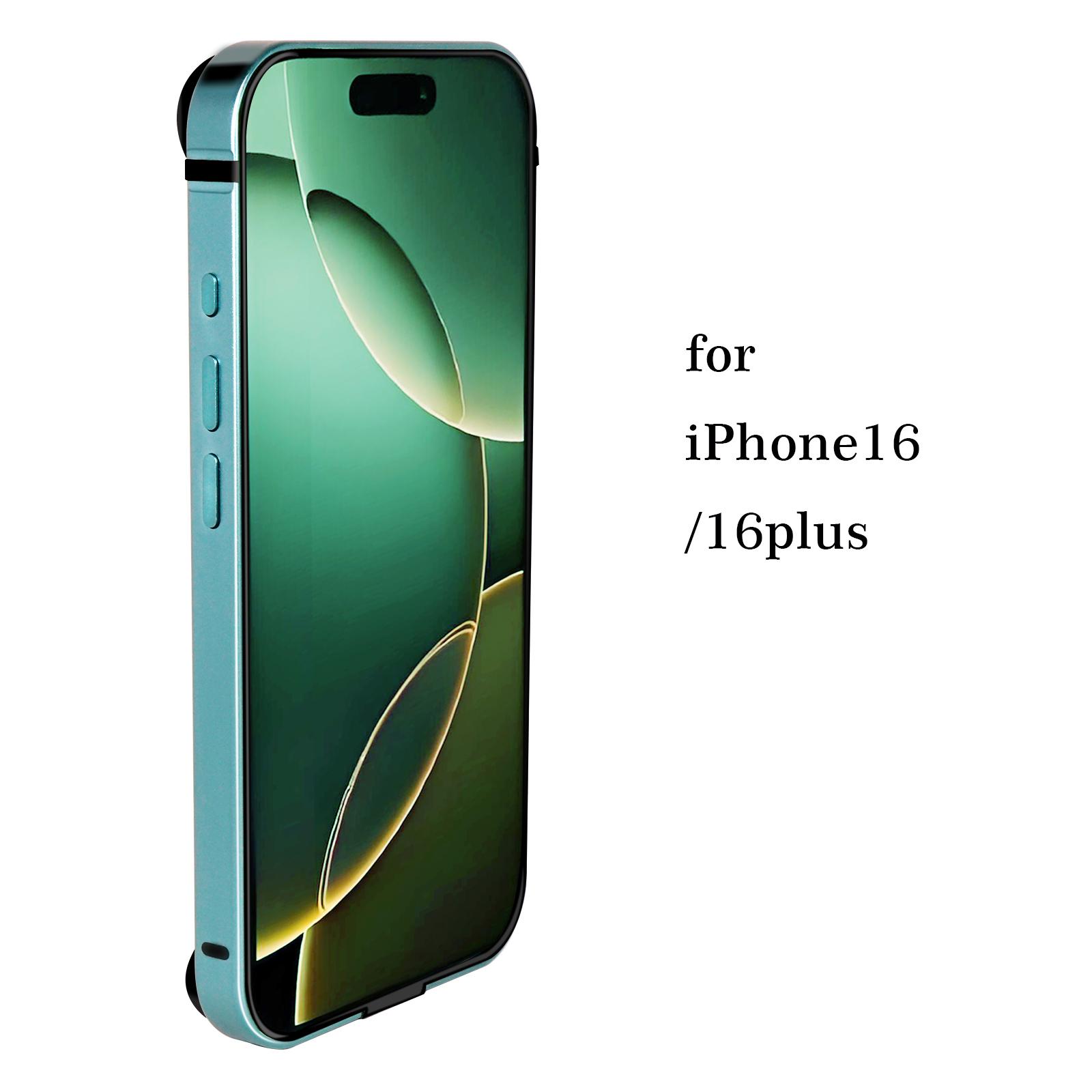 

Чехол-бампер для iPhone 14 15 16 13 12 Mini 11 Pro Max 12Pro 11Pro XR X XS Роскошный алюминиевый металлический силиконовый чехол для телефона Синий Черный Аксессуары iPhone 16 Plus жемчужиной аква