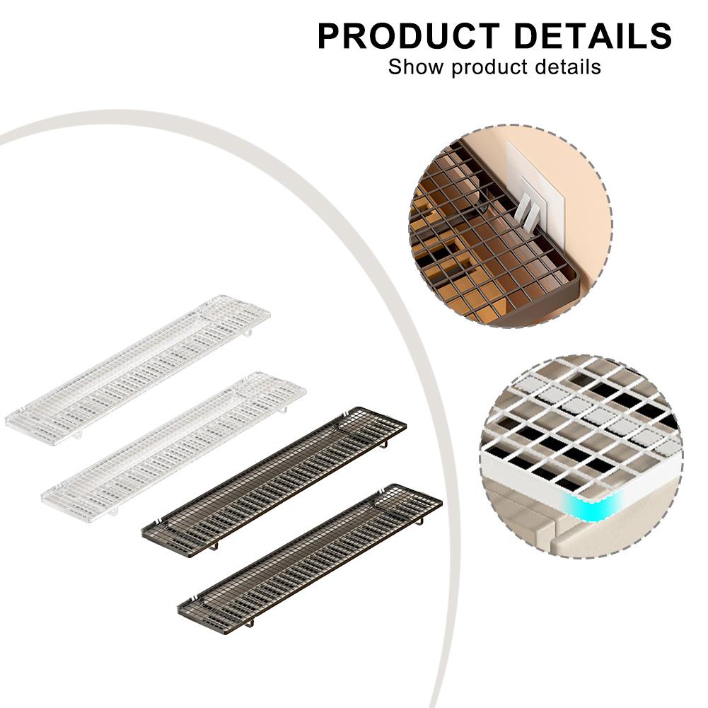 2 ks Polička na radiátor s háčky pro zavěšení oblečení, bot, sušení a extra úložný prostor Pro snadnou montáž bez vrtání