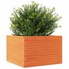 Plant Pot Wax Brown 70 X 70 X 46 Cm Solid Pine Wood