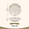 ZISIZ Ceramic 9-inch Deep Plate Set