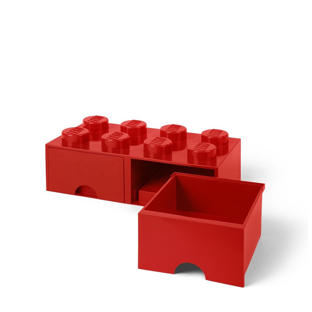 LEGO Brick Drawer 8 Bright Red 40061730