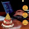 Zenvibes Original Certified Laxmi Pyramid with Gomati Chakra, Rudraksha & Cowrie