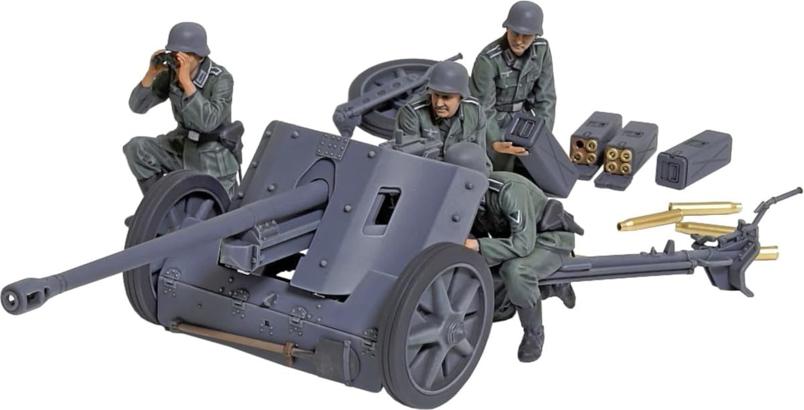 

Серия Военных Миниатюр Tamiya 392 Немецкая 5-см Пушка Pak 38 Пластиковая Модель 35392 1/35 Нет. Противотанковый (Пушка)