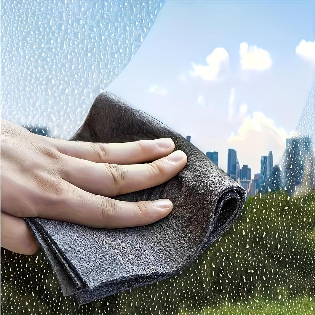 5pcs Magic Cloth Premium Glass Cleaning Wipes, Thickened Microfiber Cleaning Towels for Household Items, Multi-Purpose Glass Cleaning Cloths