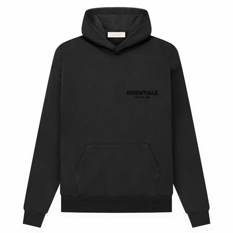 Heavyweight Cotton Drop Shoulder Hoodie - Trendy American Style Autumn Print for Men.