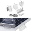 Aluminum Solar Panel Z-Bracket Mounting Kit - Roof-Style for Vehicles (Car/Boat/RV/Yacht)