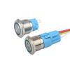 19mm Self-Locking Metal Button Switch, Momentary with Light, Power Start Button, 12V/24V/220V