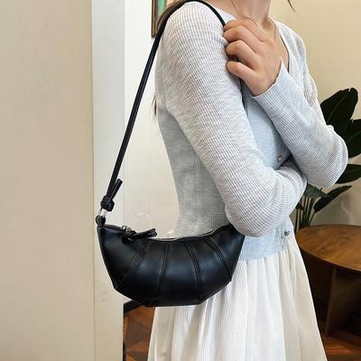 Herbst neue Nische Croissant-Tasche Damentasche Umhängetasche trendige Mode einfache Knödeltasche Messenger Bag