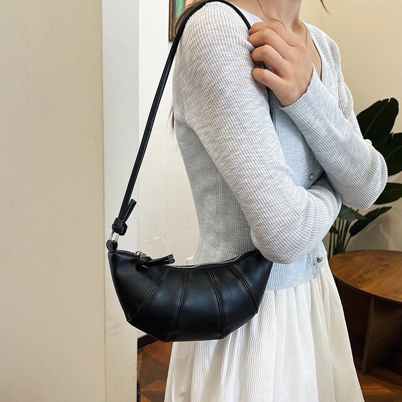 Autumn new niche croissant bag women's bag shoulder bag trendy fashion simple dumpling bag messenger bag