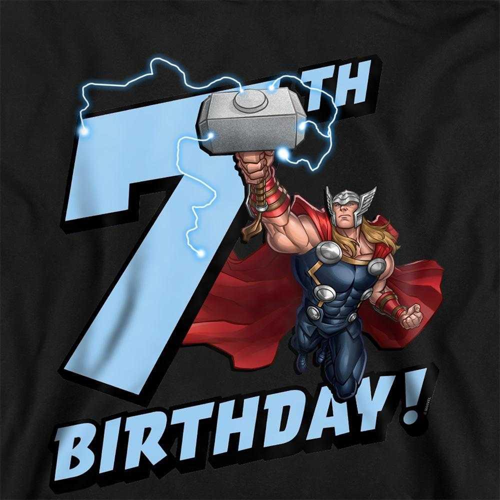 Marvel Kinder/Kinder Thor 7. Geburtstag Hoodie