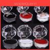 Acrylic Small Octagonal Transparent Crystal Ring Box Jewelry Box For Rings Earrings And Accessories
