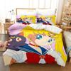 Sailor Moon Duvet Cover Set Bedding Comforter Sets King Size 3D Boys Girl Bedding Set