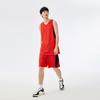 Anta Loose Fit Color Block Tank Top And Elastic Shorts Casual Sports Set Men sets Classic-Red Basic-Black 152451212-3