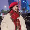 Cashmere Shawl Cashmere Scarves Thicken Warm Scarf Classic Tassel Shawl  Christmas