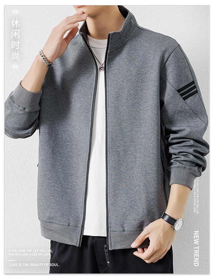 Men's coat 2025 new jacket jacket jacket fashion trend loose casual windproof