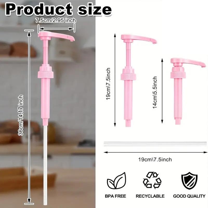 

Прочный пластиковый насос-дозатор для сиропа, нажимной, распылитель масла под давлением, кухонный дозатор жидкости, сменная насадка для домашнего использования