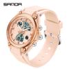 Sanda 739/6067 Multifunctional Trendy Couple Sports Watches - Student Waterproof Electronic Watches