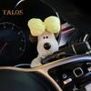 Lindo muñeco de peluche de perro con forma de perro, adorno multifuncional para coche, figura decorativa con señal de giro para limpiaparabrisas, regalo para conductores