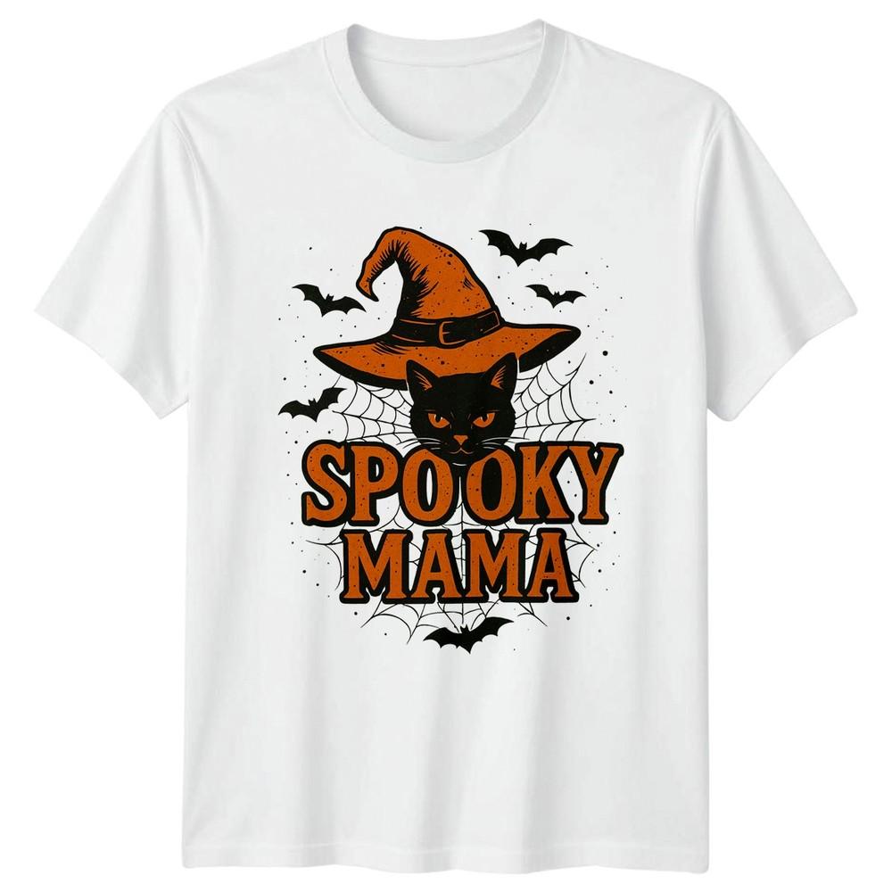 Spooky Mama Unisexs TShirt Halloween Gift For Her S