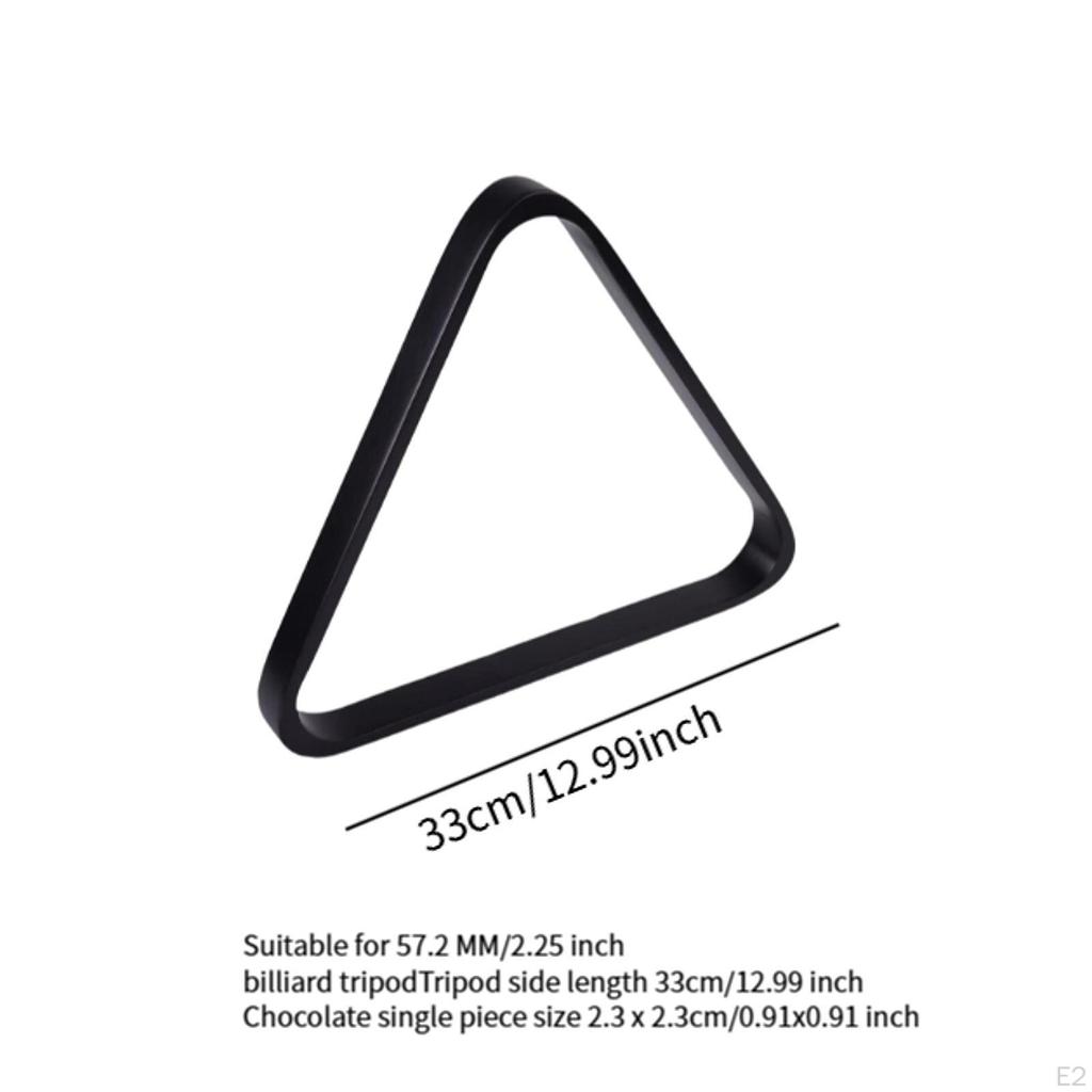 Billiard Table Triangle Rack for Pool Balls Wood Equipment