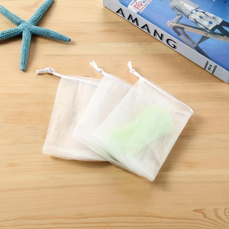 1pc Soap Foaming Net Shower Bathroom Facial Cleanser Body Cleaning Soap Mesh Glove Bubble Net Bags Cleaning Tools
