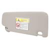 Pare-soleil Gris Plastique P95327509 Pare-soleil Intérieur Réglable pour Sonic Aveo 2011‑2016