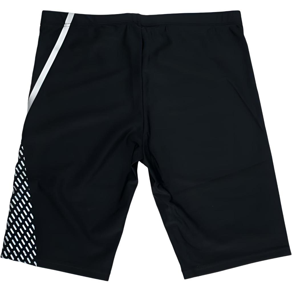 Anta High Elastic Comfortable Breathable Sports Fashion Casual Straight Leg Swim Trunks Men Swimwear Black 1825332406R-1