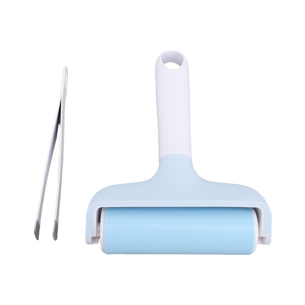 Brayer Roller Tweezers Set Multifunctional Brayer Roller Mat Remover Tool Set for Inkjet Paper Cardstock Kraft Paper