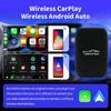 4 in 1 Universal Closed Wired To Wireless Android Auto CarPlay Adapter tv box Car Streaming Box Plug and Play Car Accessories