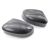 2pc Carbon Side Wing Mirror Cover For Ford Focus MK2/MK3 II III DA DP DH DB DS 2 3 Caps Rearview Auto replace 2008 2018 housing