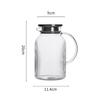 Gestreifter Wasserkanne aus hochborosilicate Glas