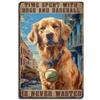 Easily Distracted by dogs and books Metal Tin Signs Posters Plate Wall Decor for Bars Man Cave Cafe Clubs Retro Posters Plaque
